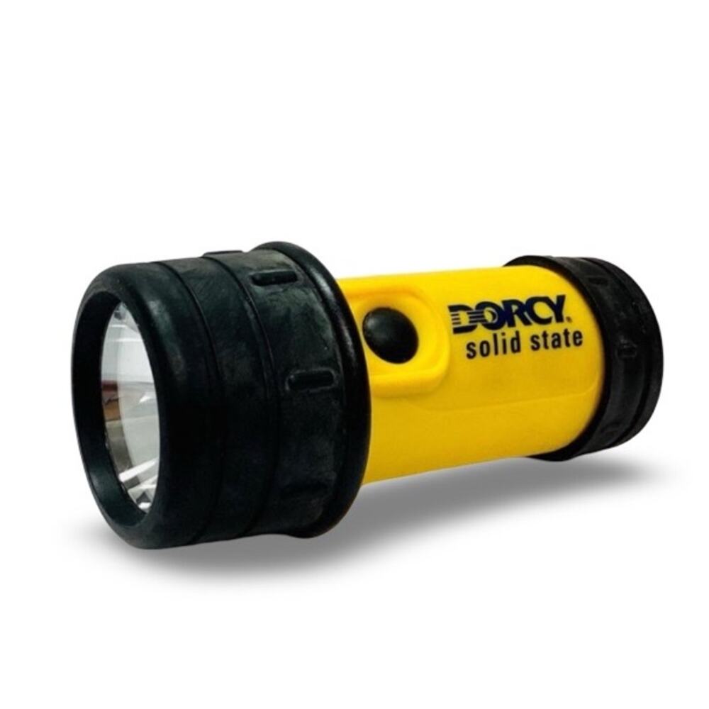 Dorcy Waterproof Battery Powered LED Flashlight with Carabiner Clip